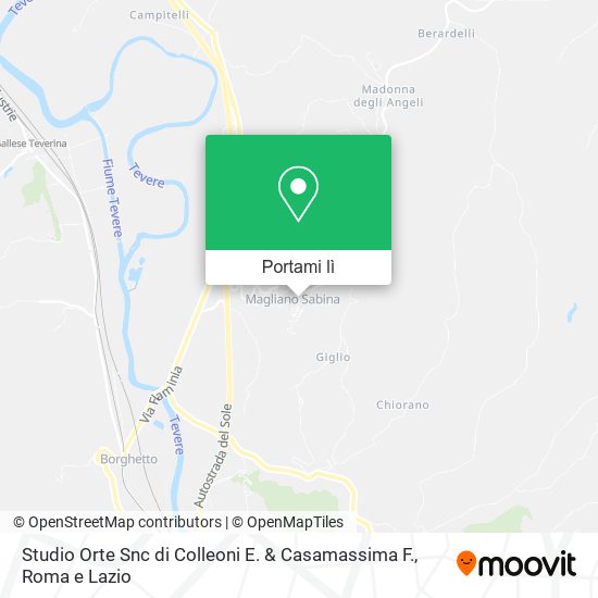 Mappa Studio Orte Snc di Colleoni E. & Casamassima F.