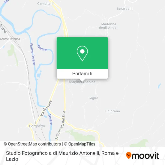 Mappa Studio Fotografico a di Maurizio Antonelli