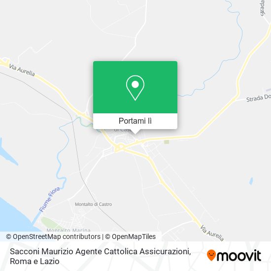 Mappa Sacconi Maurizio Agente Cattolica Assicurazioni