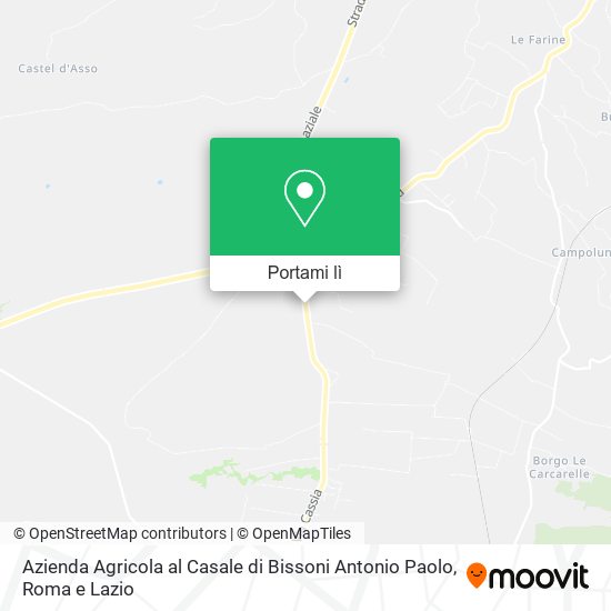 Mappa Azienda Agricola al Casale di Bissoni Antonio Paolo