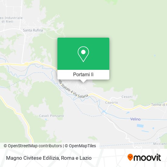 Mappa Magno Civitese Edilizia