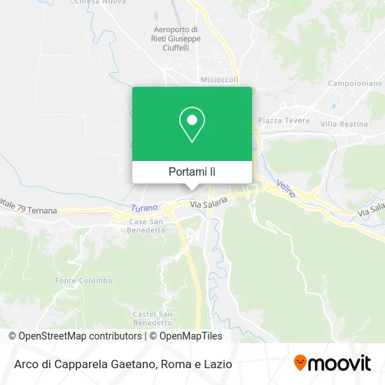 Mappa Arco di Capparela Gaetano