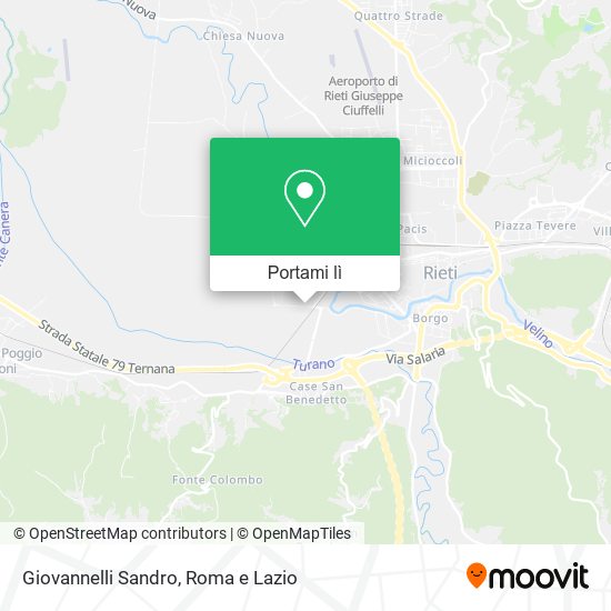 Mappa Giovannelli Sandro