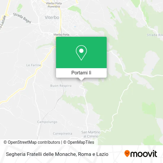 Mappa Segheria Fratelli delle Monache