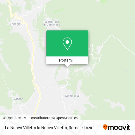 Mappa La Nuova Villetta la Nuova Villetta