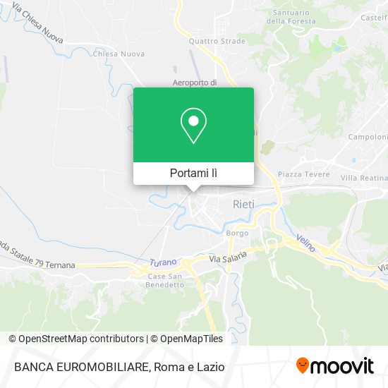 Mappa BANCA EUROMOBILIARE