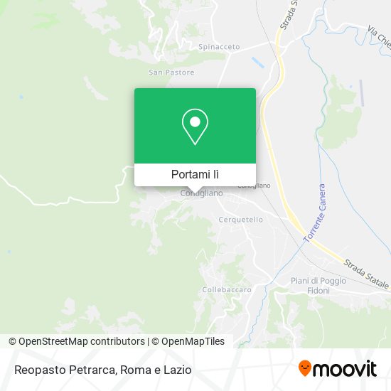 Mappa Reopasto Petrarca