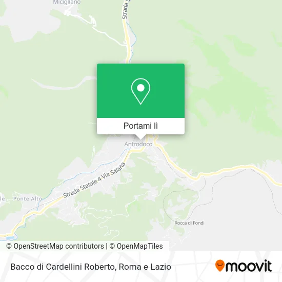 Mappa Bacco di Cardellini Roberto