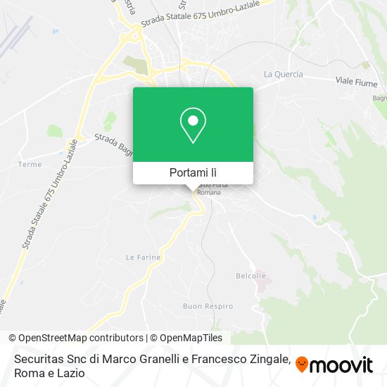 Mappa Securitas Snc di Marco Granelli e Francesco Zingale