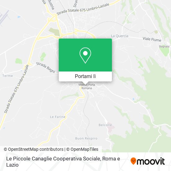 Mappa Le Piccole Canaglie Cooperativa Sociale