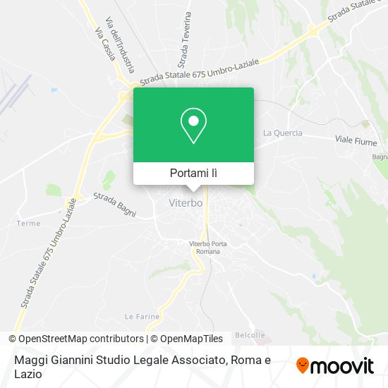 Mappa Maggi Giannini Studio Legale Associato