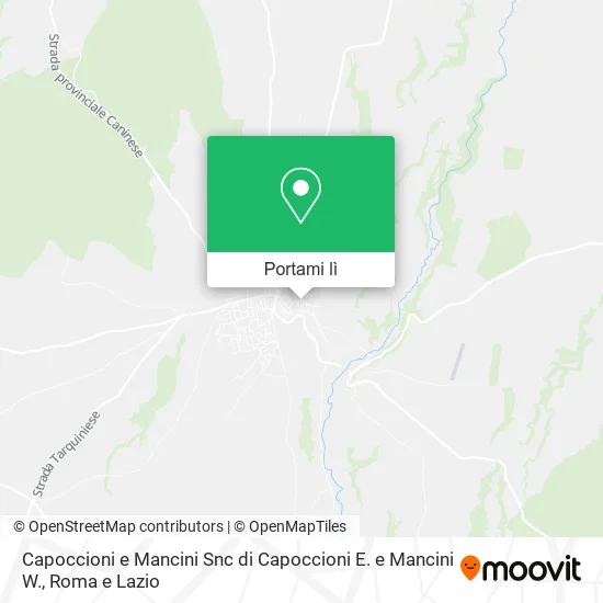 Mappa Capoccioni e Mancini Snc di Capoccioni E. e Mancini W.