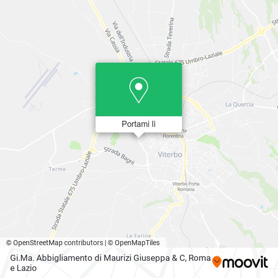 Mappa Gi.Ma. Abbigliamento di Maurizi Giuseppa & C