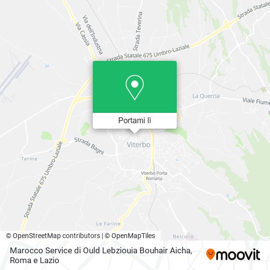 Mappa Marocco Service di Ould Lebziouia Bouhair Aicha