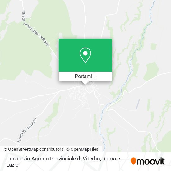 Mappa Consorzio Agrario Provinciale di Viterbo