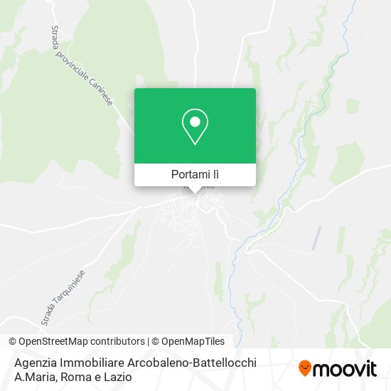 Mappa Agenzia Immobiliare Arcobaleno-Battellocchi A.Maria