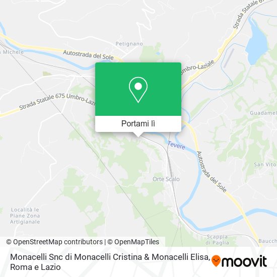 Mappa Monacelli Snc di Monacelli Cristina & Monacelli Elisa