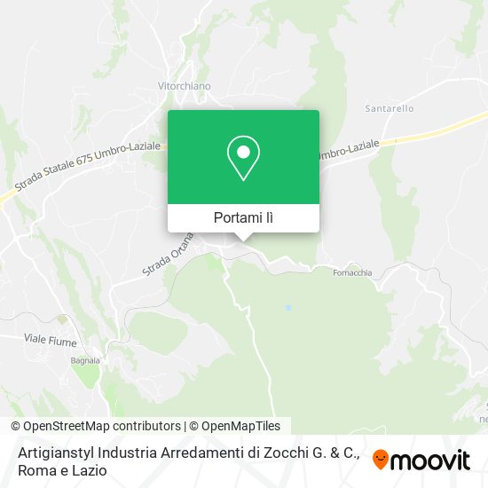 Mappa Artigianstyl Industria Arredamenti di Zocchi G. & C.