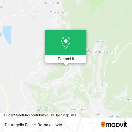 Mappa De Angelis Felice