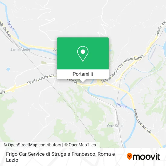 Mappa Frigo Car Service di Strugala Francesco
