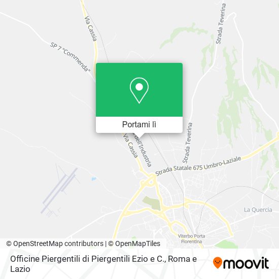 Mappa Officine Piergentili di Piergentili Ezio e C.