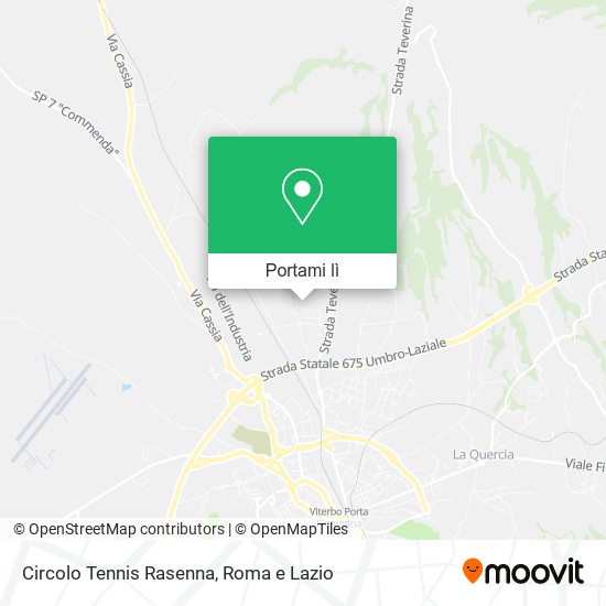 Mappa Circolo Tennis Rasenna
