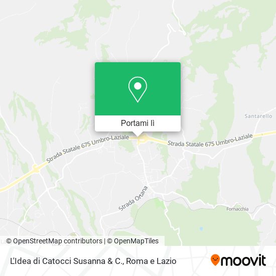 Mappa L'Idea di Catocci Susanna & C.