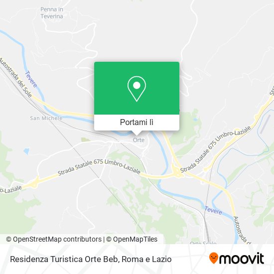 Mappa Residenza Turistica Orte Beb