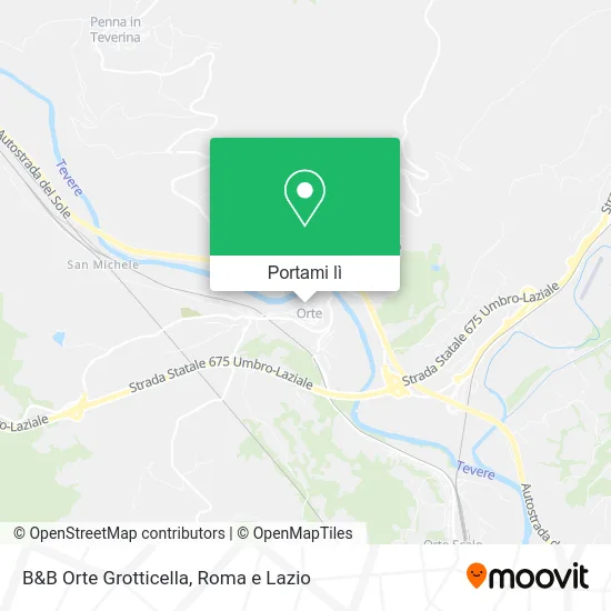 Mappa B&B Orte Grotticella