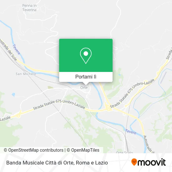 Mappa Banda Musicale Città di Orte