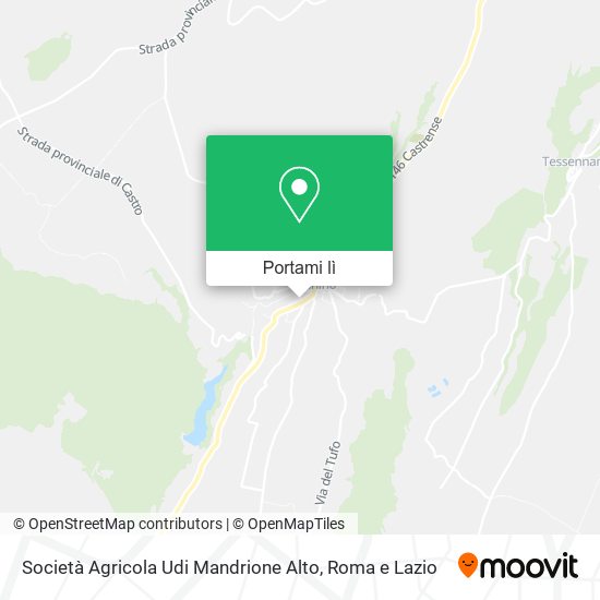Mappa Società Agricola Udi Mandrione Alto