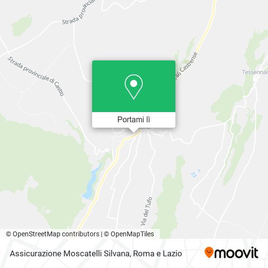 Mappa Assicurazione Moscatelli Silvana