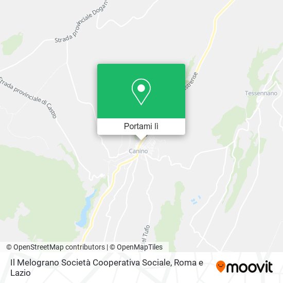 Mappa Il Melograno Società Cooperativa Sociale