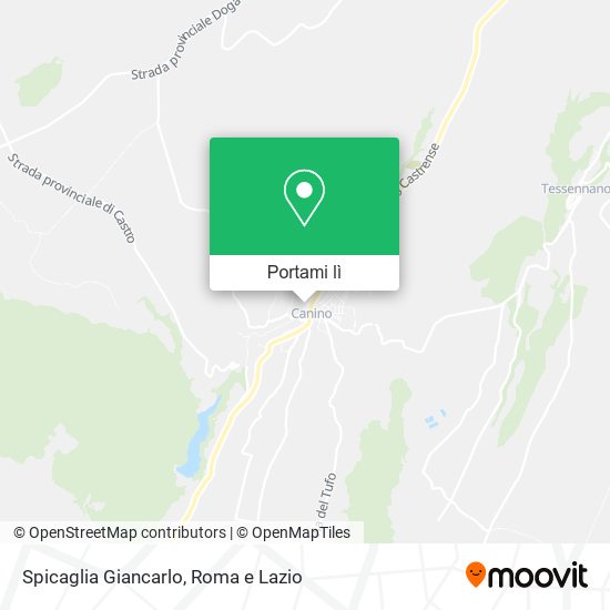 Mappa Spicaglia Giancarlo