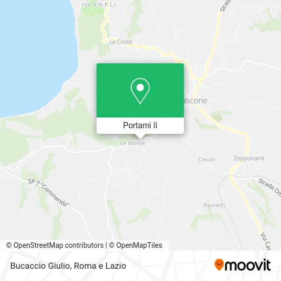 Mappa Bucaccio Giulio