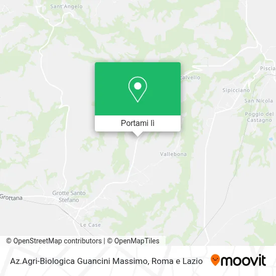 Mappa Az.Agri-Biologica Guancini Massimo
