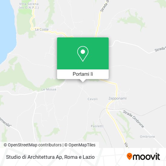 Mappa Studio di Architettura Ap