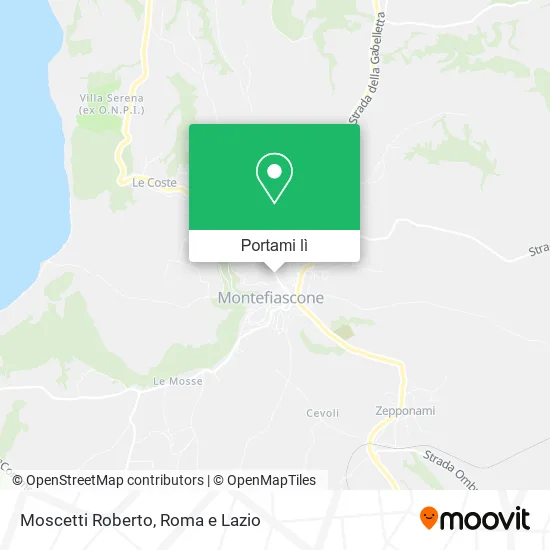 Mappa Moscetti Roberto