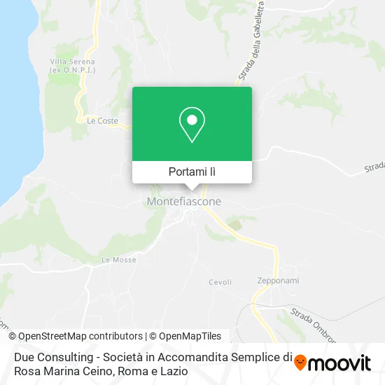 Mappa Due Consulting - Società in Accomandita Semplice di Rosa Marina Ceino