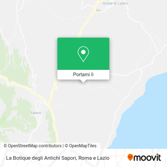 Mappa La Botique degli Antichi Sapori