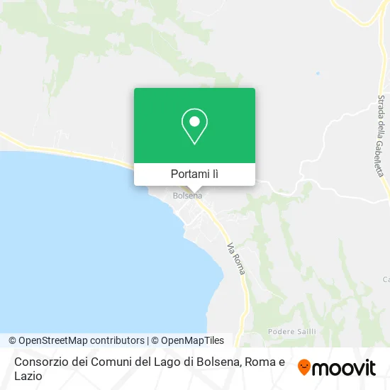 Mappa Consorzio dei Comuni del Lago di Bolsena