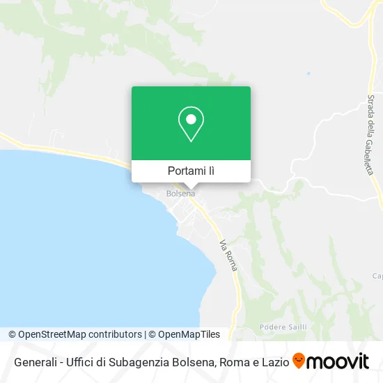 Mappa Generali - Uffici di Subagenzia Bolsena