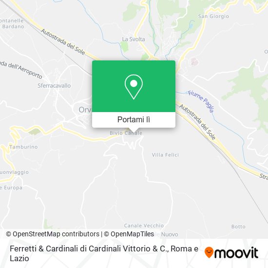 Mappa Ferretti & Cardinali di Cardinali Vittorio & C.