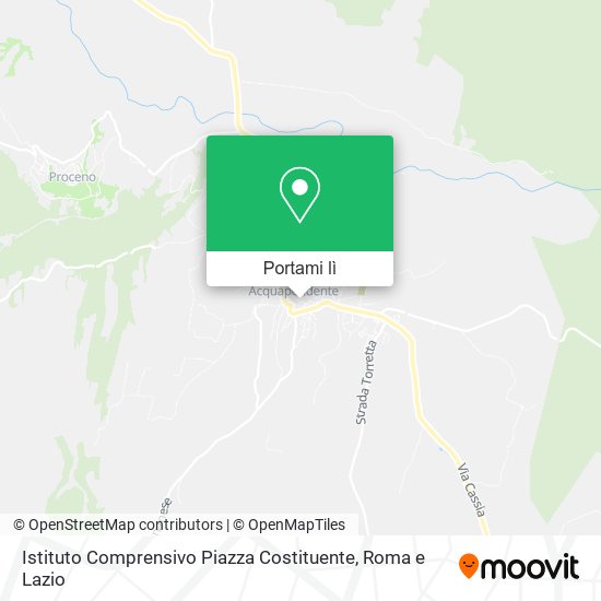 Mappa Istituto Comprensivo Piazza Costituente