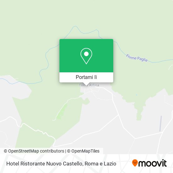 Mappa Hotel Ristorante Nuovo Castello