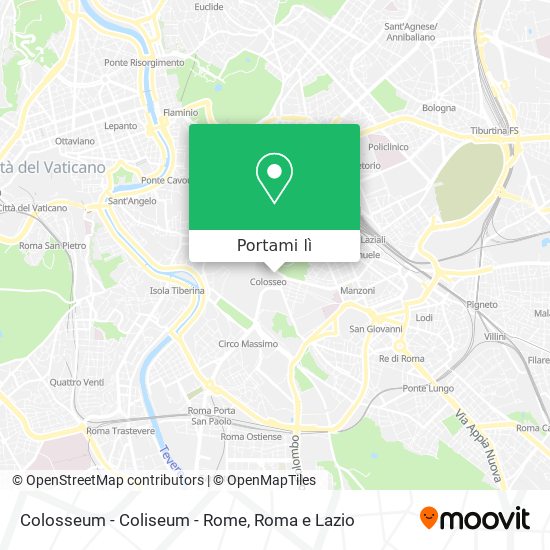 Mappa Colosseum - Coliseum - Rome