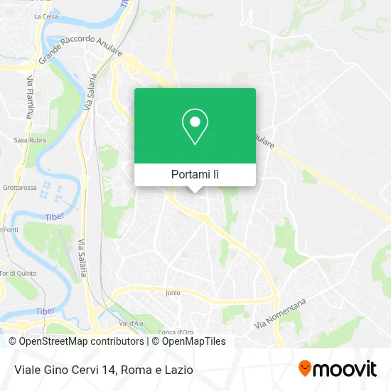 Mappa Viale Gino Cervi  14