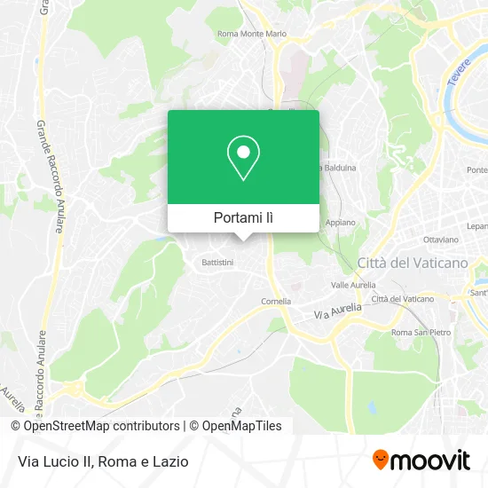 Mappa Via Lucio II