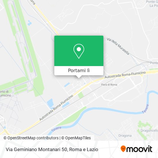Mappa Via Geminiano Montanari 50