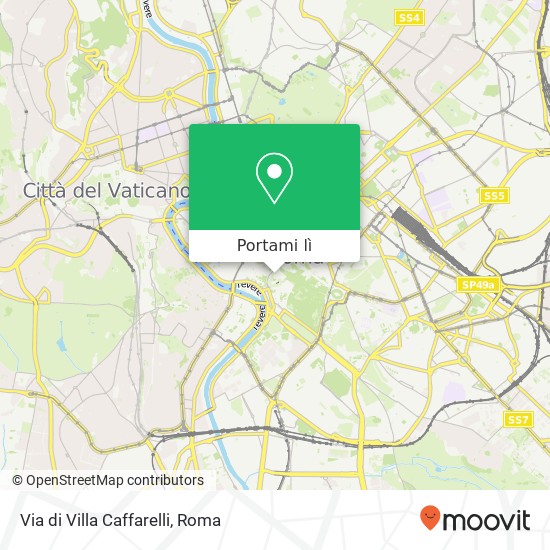 Mappa Via di Villa Caffarelli